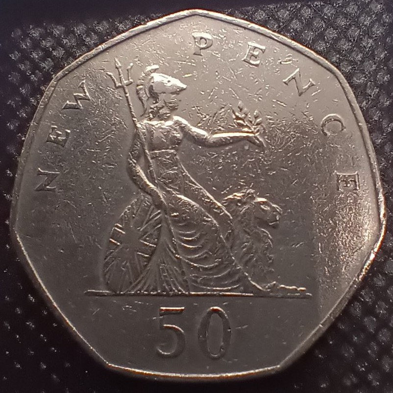 Additional view 1 of Great Britain 50 Pence 1976 coin