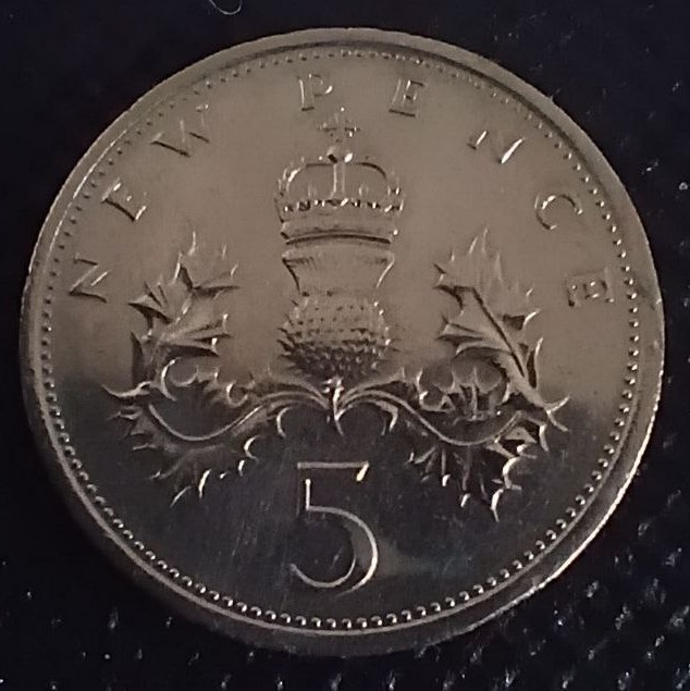 Additional view 2 of Great Britain 25 Pence 1975 coin