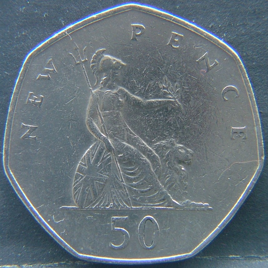 Additional view 1 of 🇬🇧 United Kingdom – Monarchs and Milestones 50 Pence  1976 object