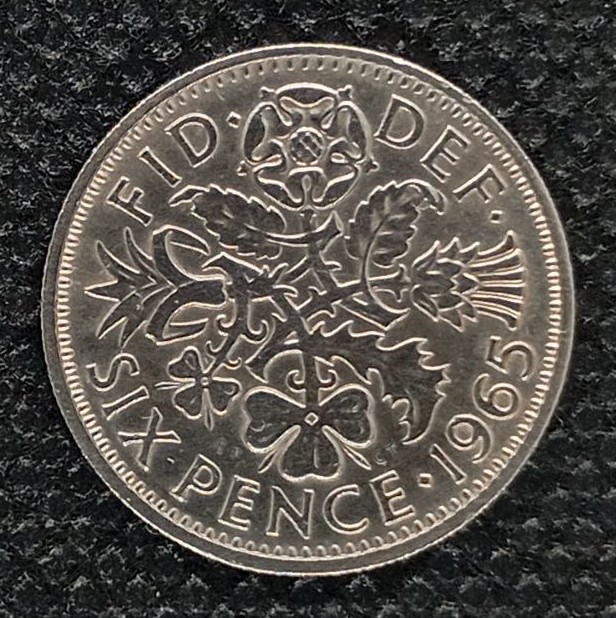 Additional view 1 of Great Britain 6 Pence 1965 coin