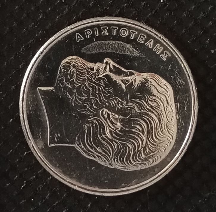 Front side of Greece 5 Drachmes 1994 coin