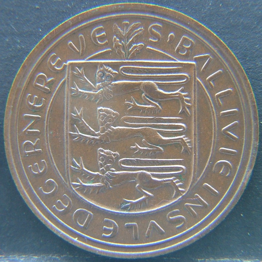 Front side of 🇬🇬 GUERNSEY – Island Heritage in Coinage 4 Dubles 1956 coin