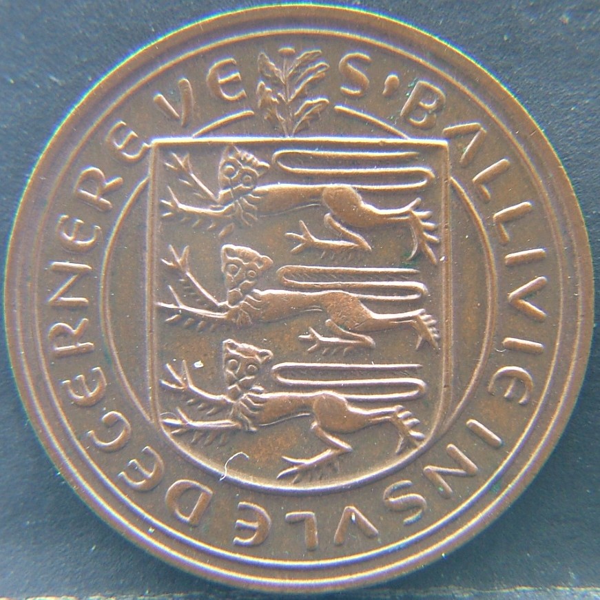 Front side of 🇬🇬 GUERNSEY – Island Heritage in Coinage 4 Dubles 1956 coin
