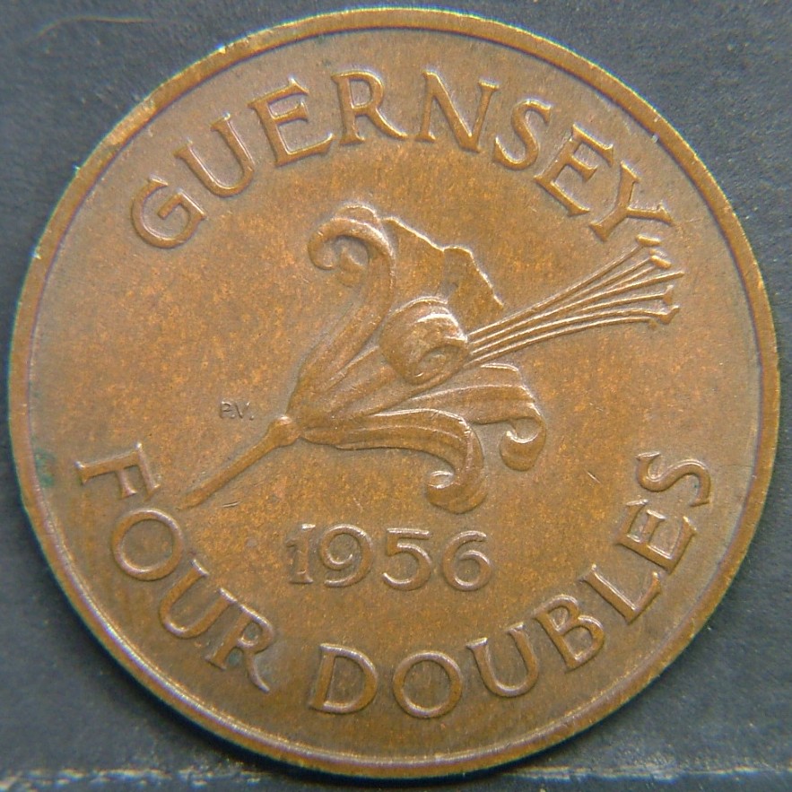 Additional view 2 of 🇬🇬 GUERNSEY – Island Heritage in Coinage 4 Dubles  1956 object