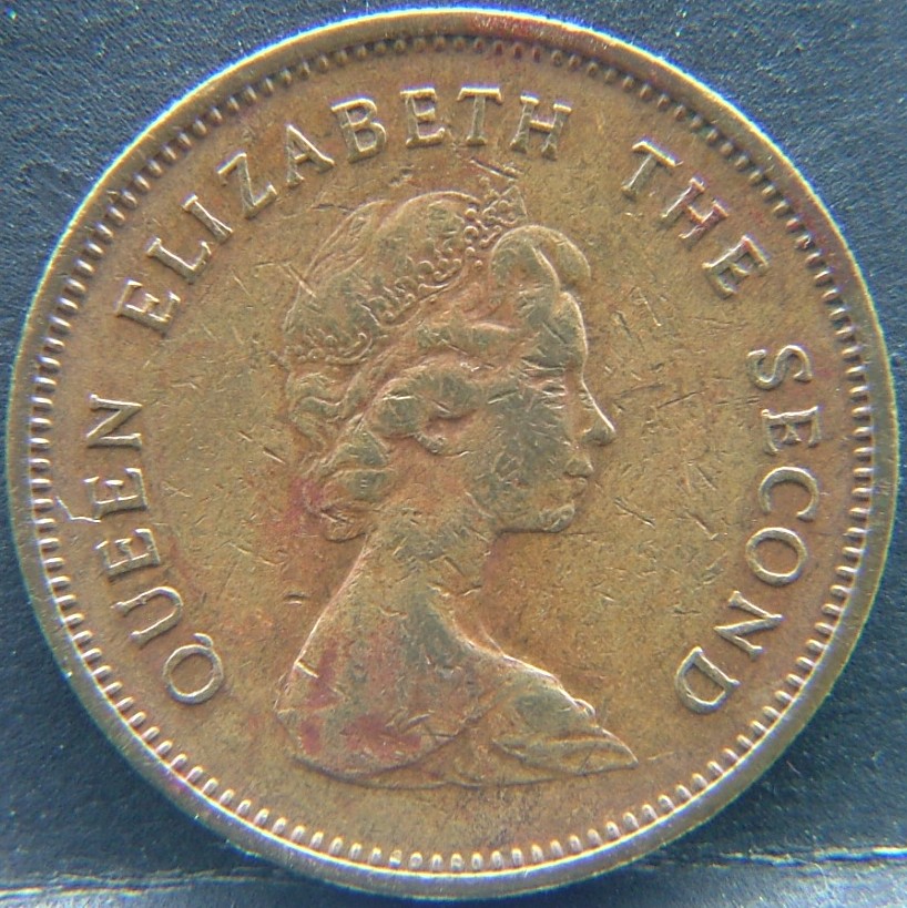 Front side of 🇭🇰 HONG KONG – Coins of the Crown Colony (1863–1997) 50 Cents 1977 coin