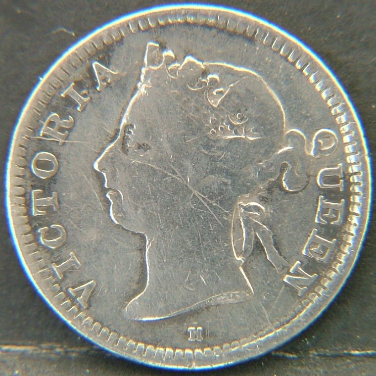 Back side of 🇭🇰 HONG KONG – Coins of the Crown Colony (1863–1997) 5 Cents  1891 object