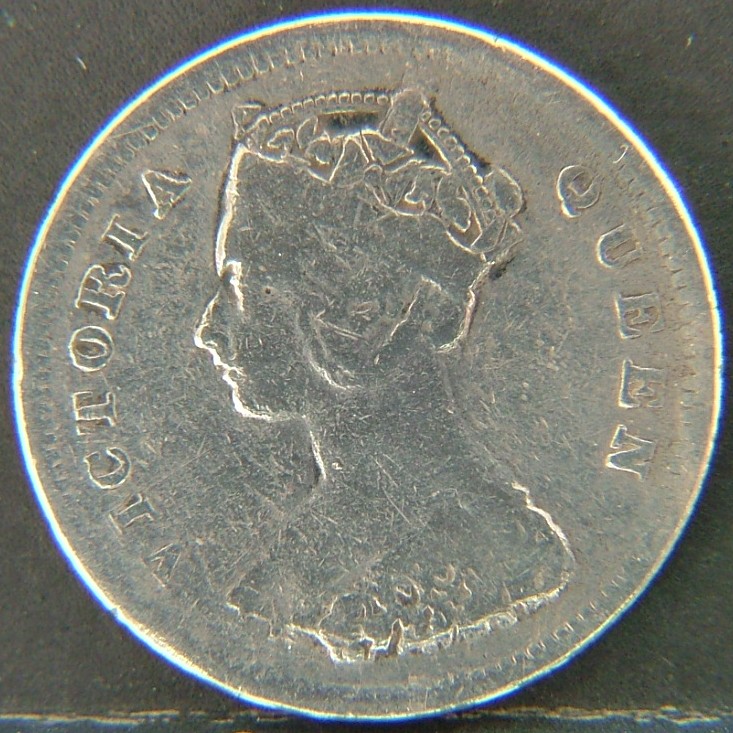 Front side of 🇭🇰 HONG KONG – Coins of the Crown Colony (1863–1997) 10 Cents 1895 coin