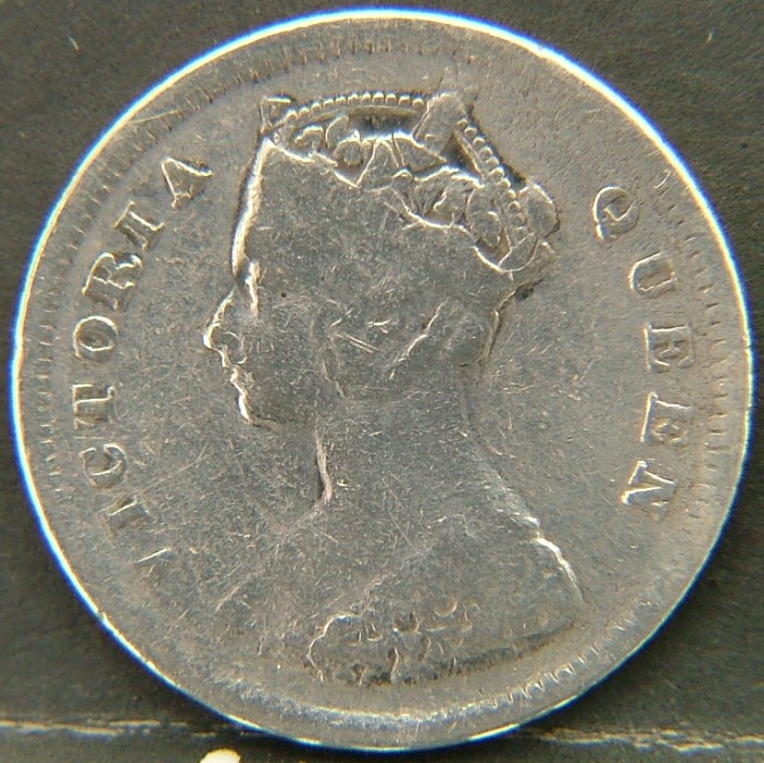 Back side of 🇭🇰 HONG KONG – Coins of the Crown Colony (1863–1997) 10 Cents  1895 object