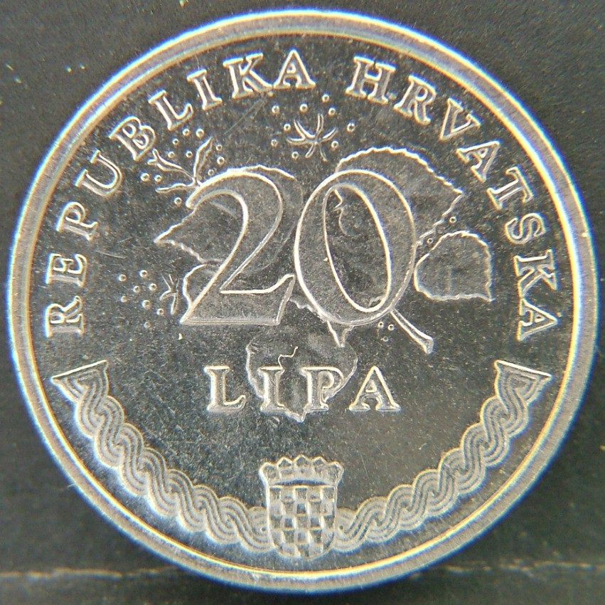 Additional view 2 of 🇭🇷 CROATIA – Kuna and National Revival 20 Lipa "Maslina" 2009 coin