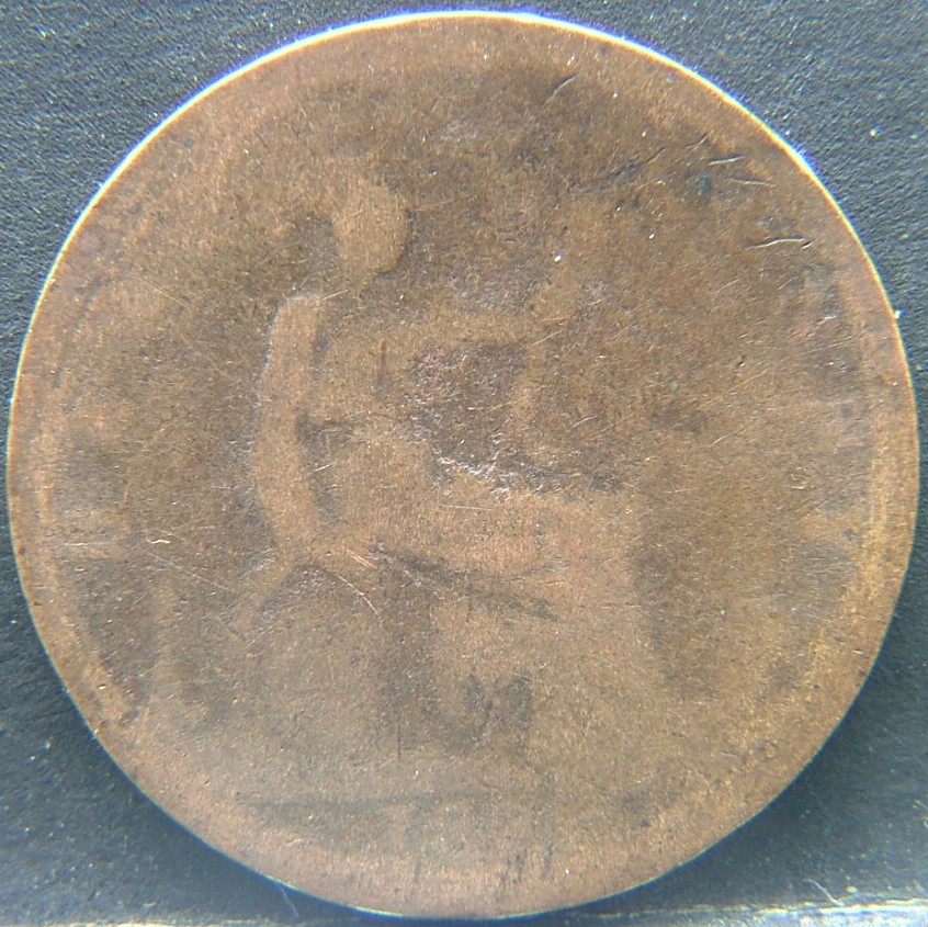 Additional view 1 of 🇬🇧 United Kingdom – Monarchs and Milestones Half Penny  1886 object