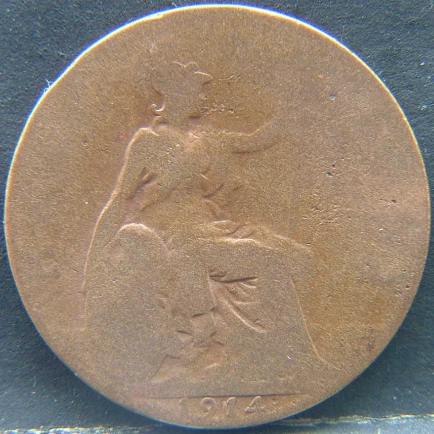 Additional view 1 of 🇬🇧 United Kingdom – Monarchs and Milestones Half Penny  1914 object