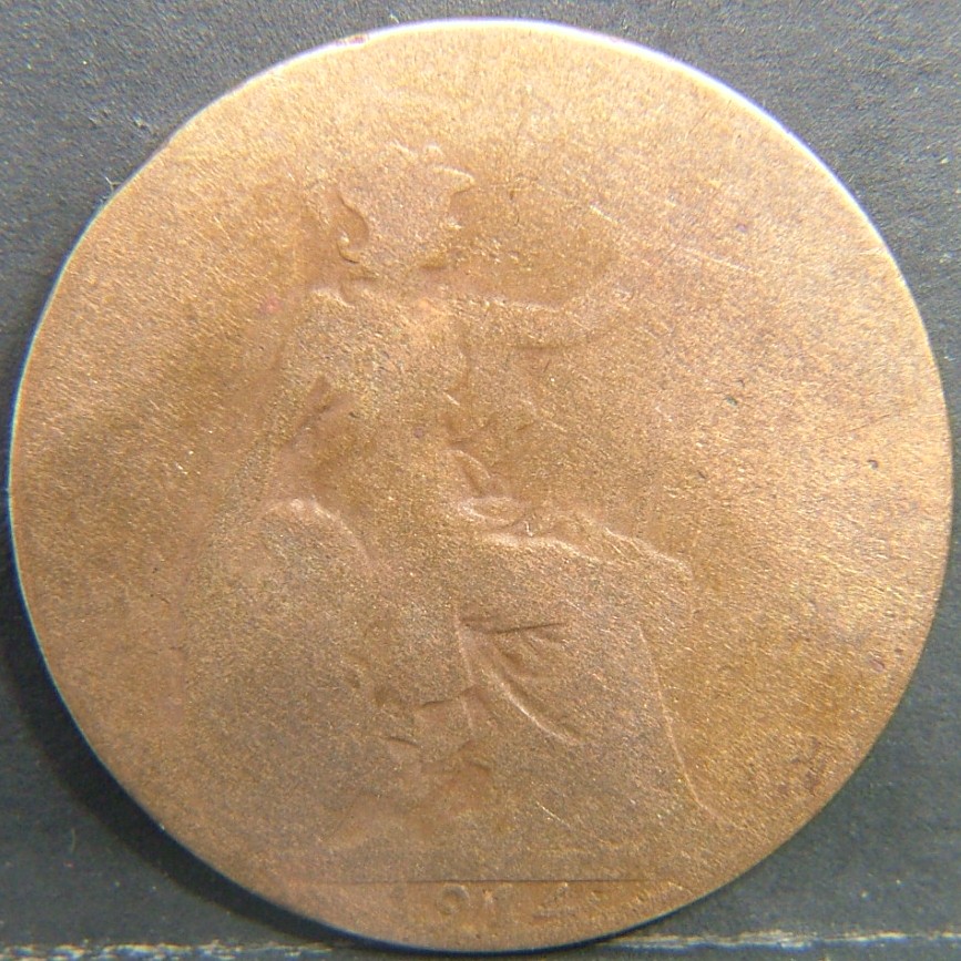 Additional view 2 of 🇬🇧 United Kingdom – Monarchs and Milestones Half Penny  1914 object