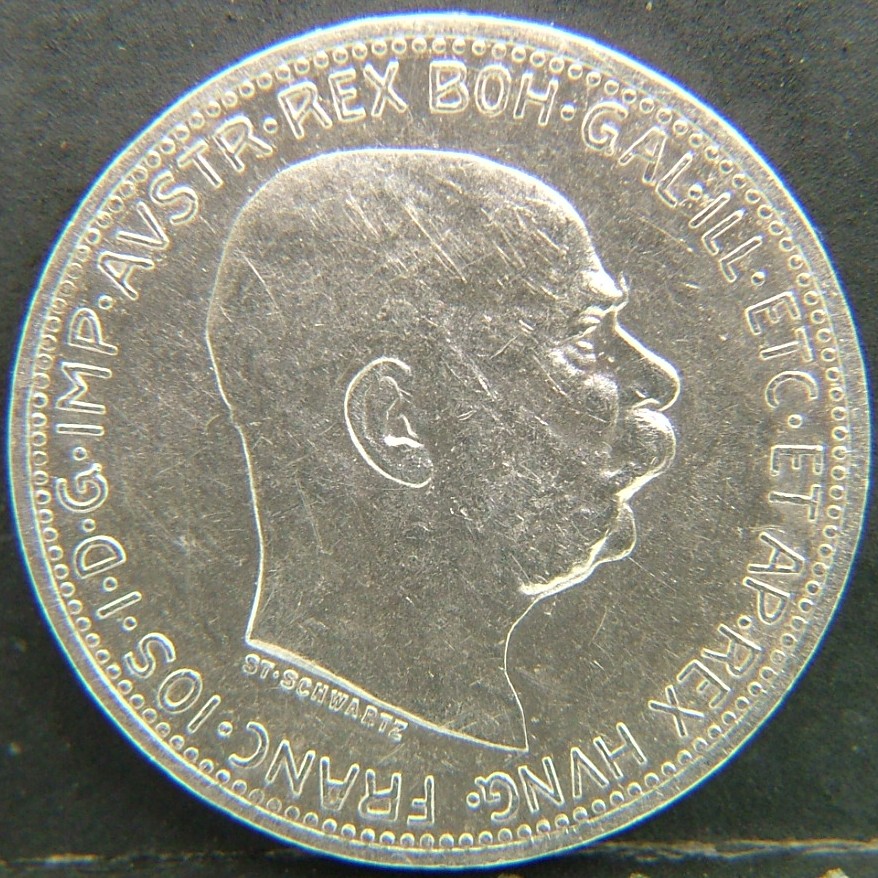 Back side of 🇦🇹 AUSTRIA – Habsburg Heirs and Republic Coins 1 Corona  1913 object