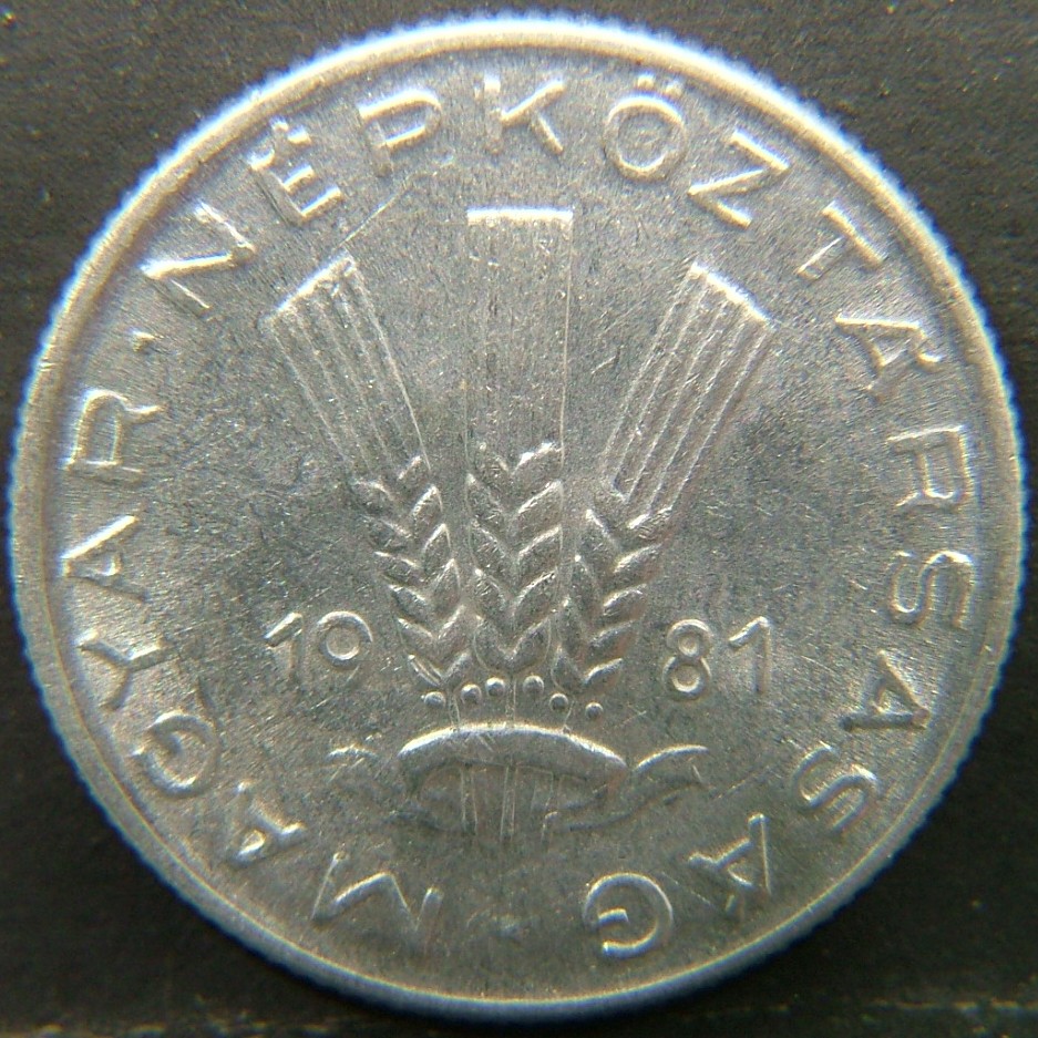 Back side of 🇭🇺 HUNGARY – Forint and Historical Heritage 20 Filler  1981 object