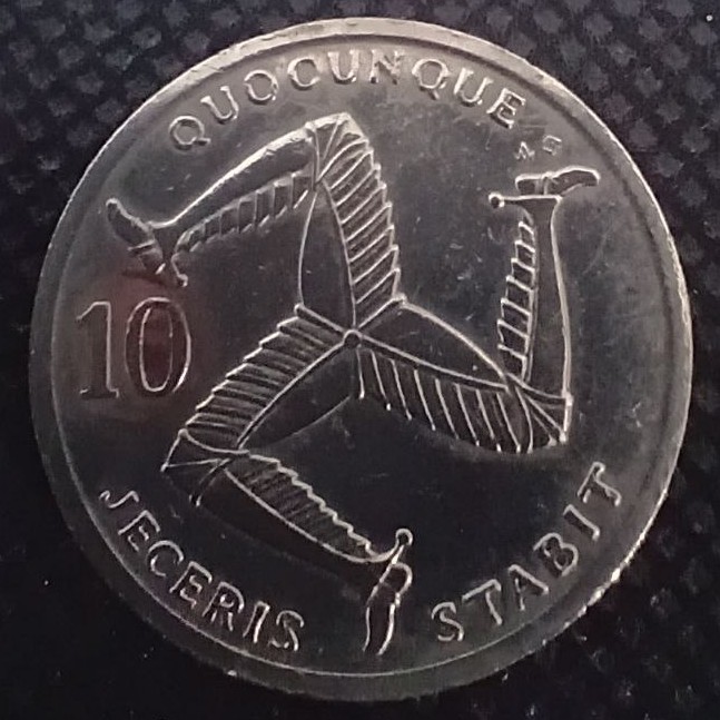 Additional view 1 of Isle of Man 10 Pence 1992 coin