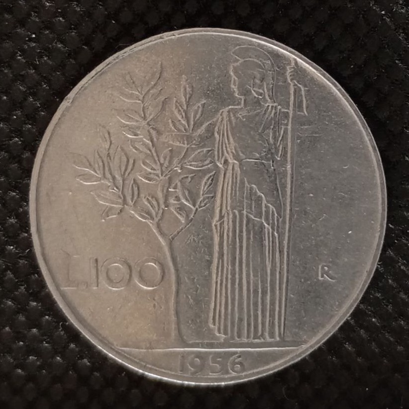 Additional view 1 of Italy 100 Lire 1956 coin