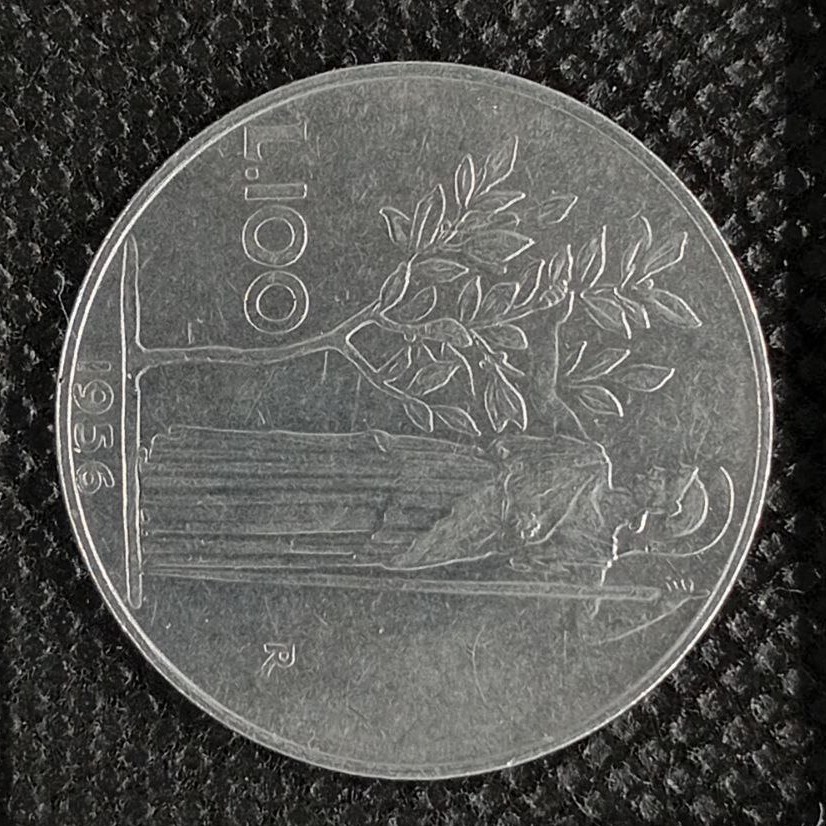 Additional view 1 of Italy 100 Lire 1956 coin