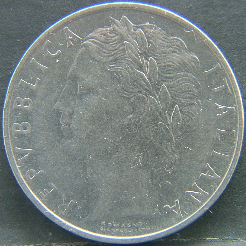 Front side of 🇮🇹 ITALY – Lira of Kings and Republic 100 Lire 1966 coin
