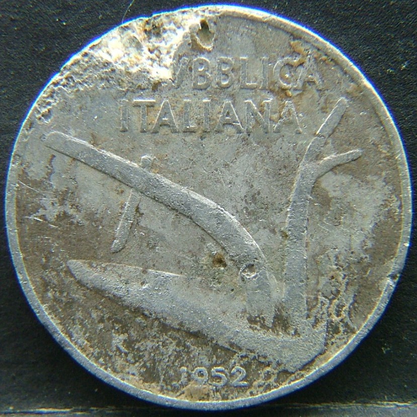 Front side of 🇮🇹 ITALY – Lira of Kings and Republic 10 Lire 1952 coin