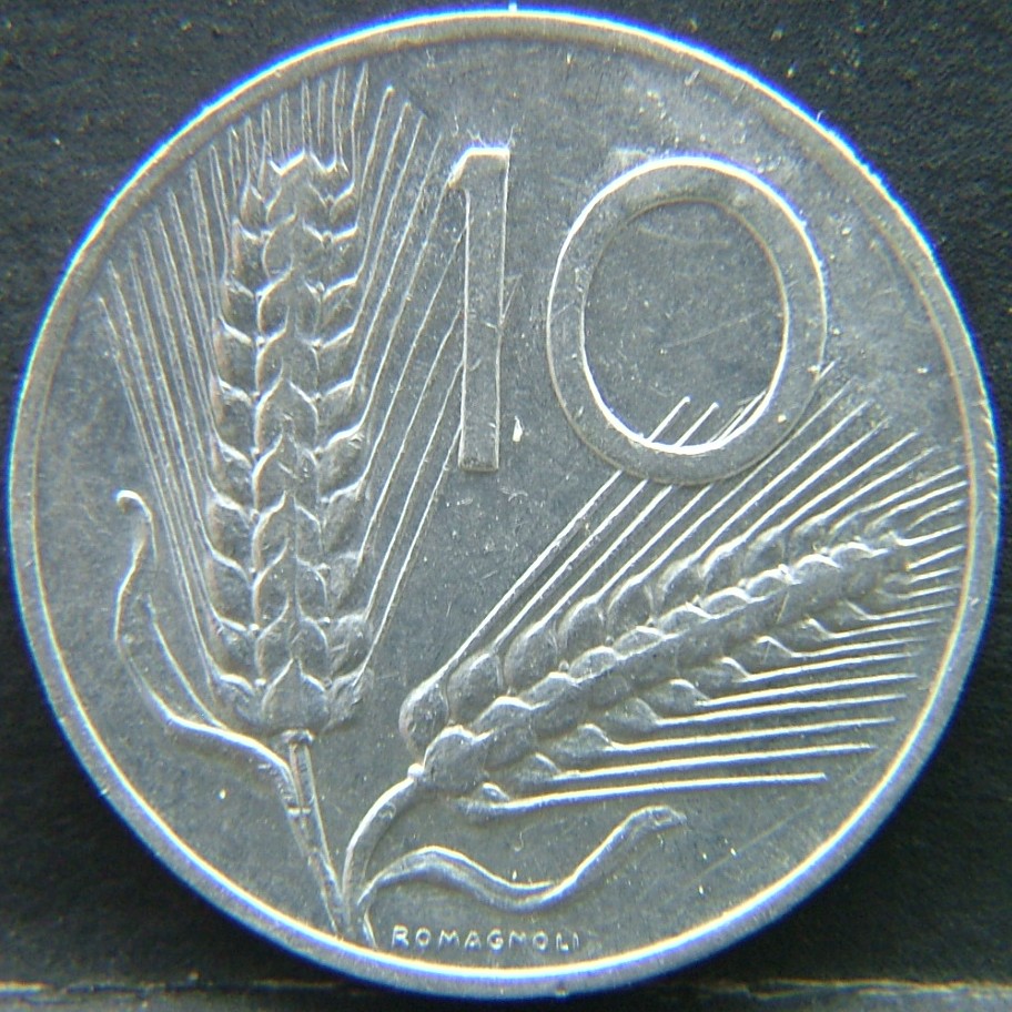 Additional view 1 of 🇮🇹 ITALY – Lira of Kings and Republic 10 Lire  1955 object