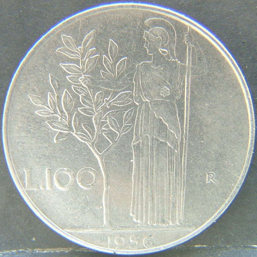 Additional view 1 of 🇮🇹 ITALY – Lira of Kings and Republic 100 Lire 1956 coin