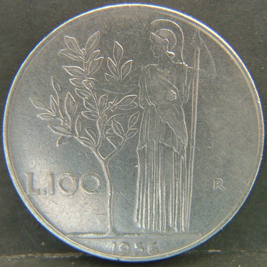 Additional view 2 of 🇮🇹 ITALY – Lira of Kings and Republic 100 Lire 1956 coin