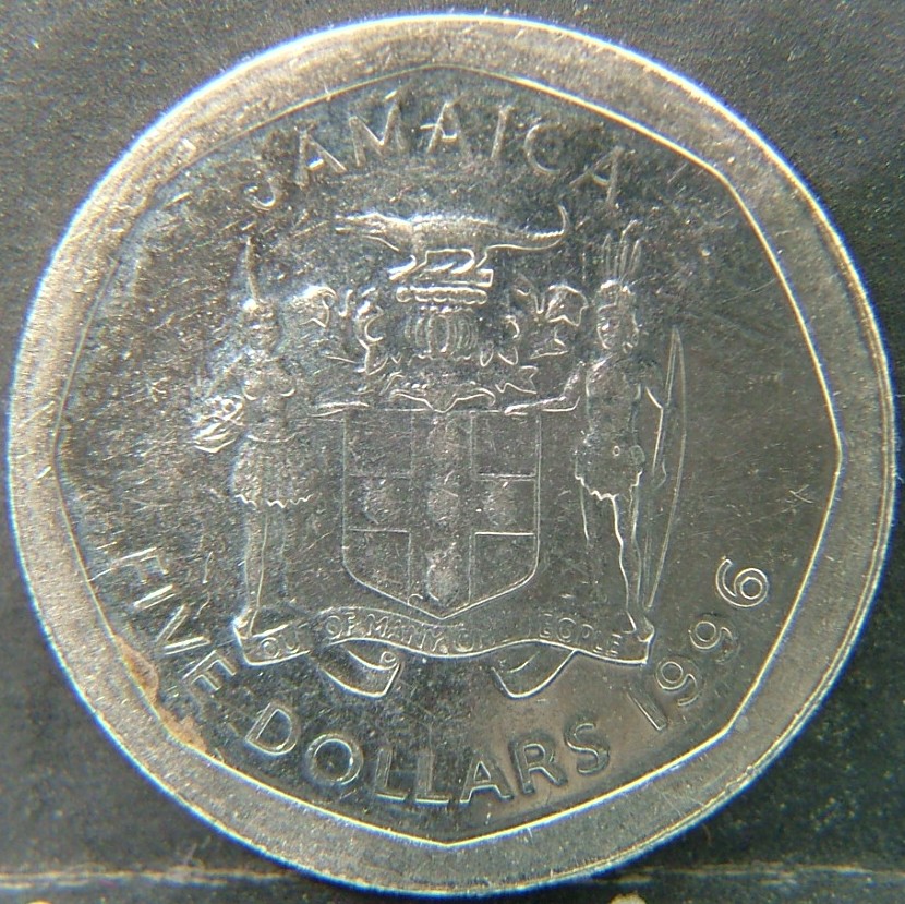Additional view 2 of 🇯🇲 Jamaica – Coins and Commemorative Issues 5 Dollars  1996 object