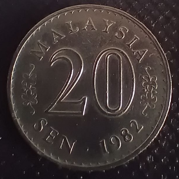 Additional view 1 of Malaysia 20 Sen 1982 coin