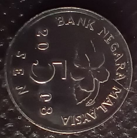 Additional view 1 of Malysia 5 Sen 2008 coin