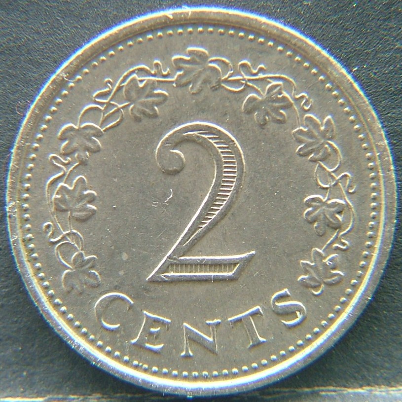Additional view 1 of 🇲🇹 MALTA – Island Coins in the Mediterranean 2 Cents 1972 coin