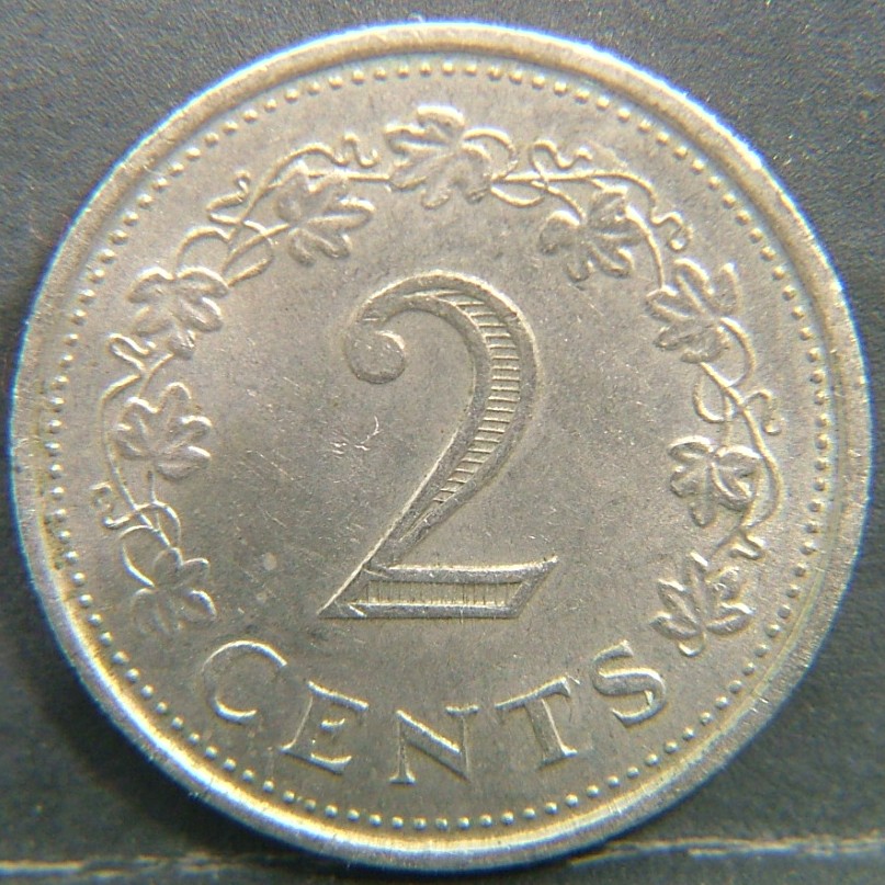 Additional view 2 of 🇲🇹 MALTA – Island Coins in the Mediterranean 2 Cents 1972 coin