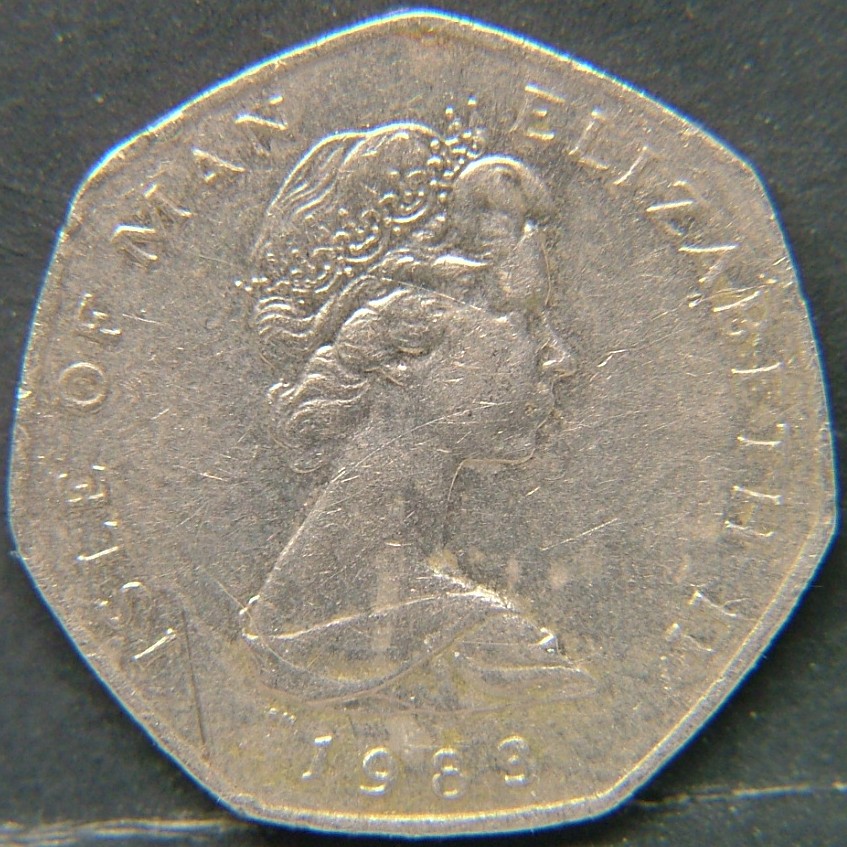 Back side of 🇮🇲 Isle of Man – National Coinage 20 Pence  1983 object