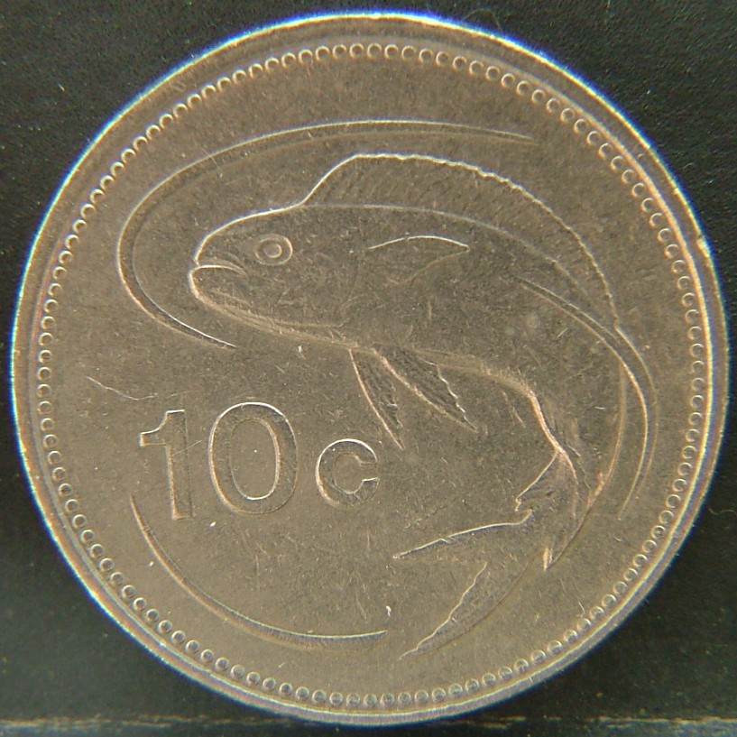 Additional view 1 of 🇲🇹 MALTA – Island Coins in the Mediterranean 10 Cents 1986 coin