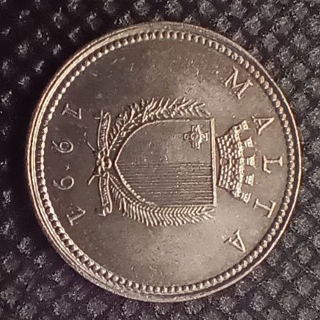 Front side of Malta 2 Cents 1991 coin