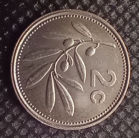 Additional view 1 of Malta 2 Cents 1991 coin