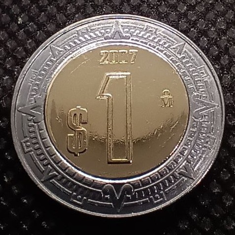 Additional view 1 of Mexico 1 Peso 2007 coin