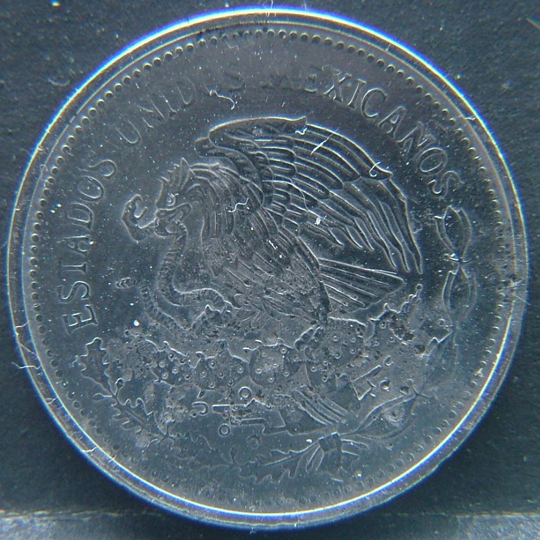 Front side of 🇲🇽 MEXICO – From Aztec Heritage to Modern Pesos 1 Peso 1986 coin