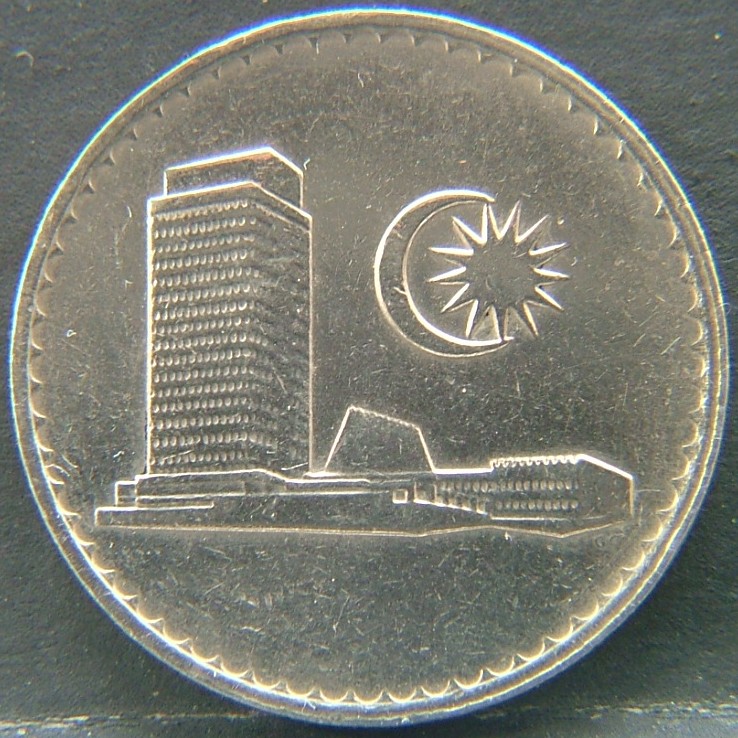 Front side of 🇲🇾 MALAYSIA – Cultural Mosaic in Coinage 20 Sen 1982 coin