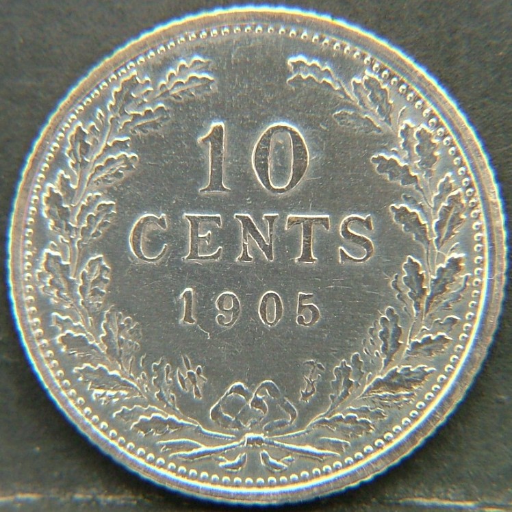 Additional view 2 of 🇳🇱 NETHERLANDS – Dutch Coin Tradition 10 Cents  1905 object