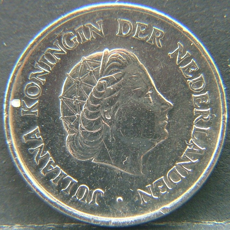Front side of 🇳🇱 NETHERLANDS – Dutch Coin Tradition 25 Cent 1971 coin