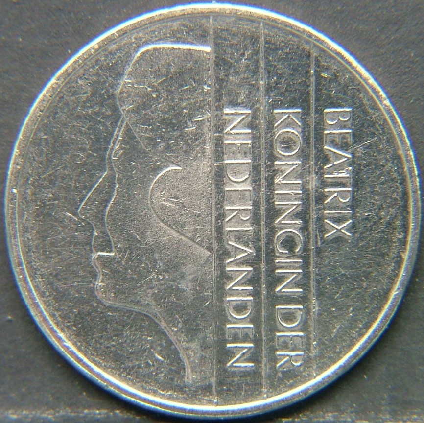 Back side of 🇳🇱 NETHERLANDS – Dutch Coin Tradition 1 Gulden  1982 object