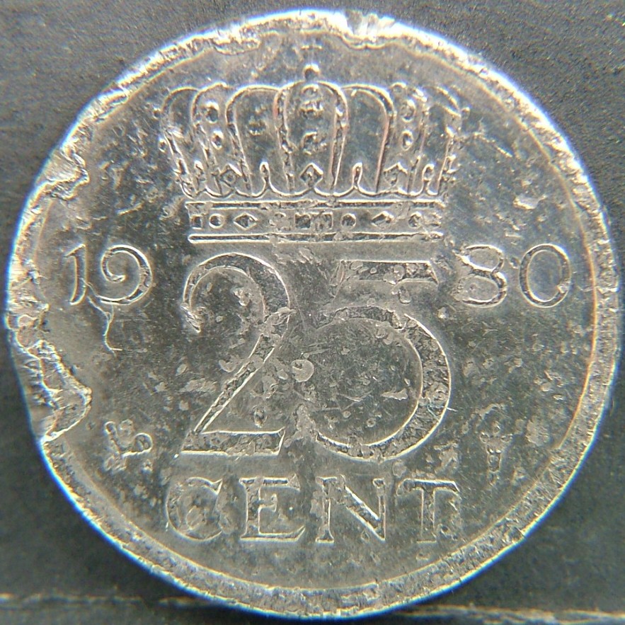 Additional view 2 of 🇳🇱 NETHERLANDS – Dutch Coin Tradition 25 Cent  1980 object