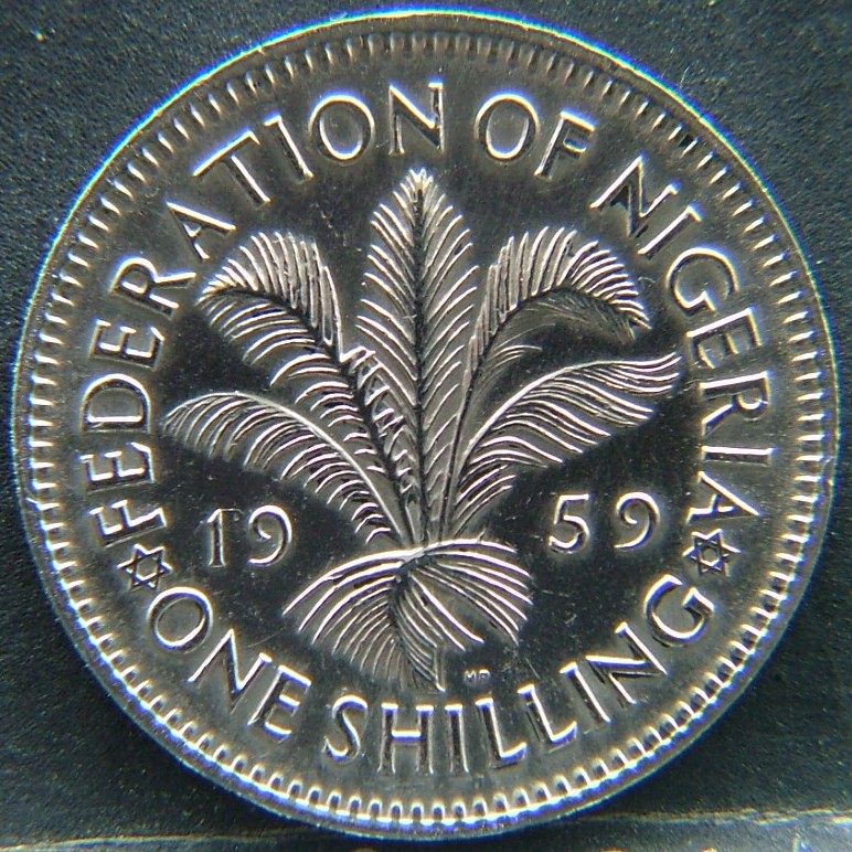 Additional view 1 of 🇳🇬 NIGERIA 1 Shilling  1959 object