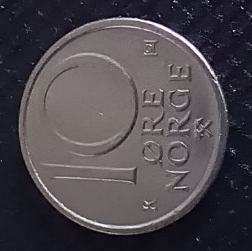 Additional view 2 of Norway 10 Ore 1990 coin