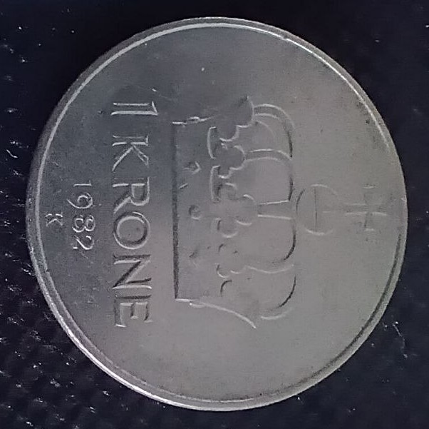 Additional view 2 of Norway 1 Krone 1982 coin