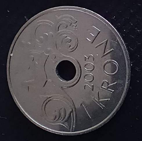 Additional view 2 of Norway 1 Krone 2003 coin