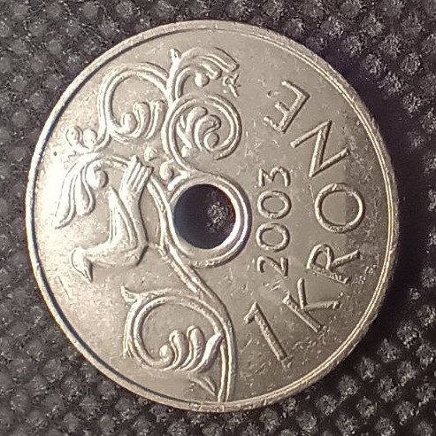 Additional view 1 of Norway 1 Krone 2003 coin
