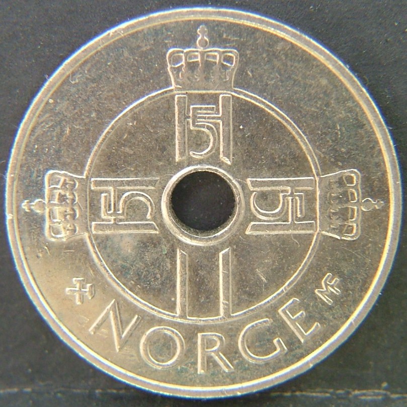 Back side of 🇳🇴 NORWAY – Scandinavian Coin Craft 1 Krone 2003 coin