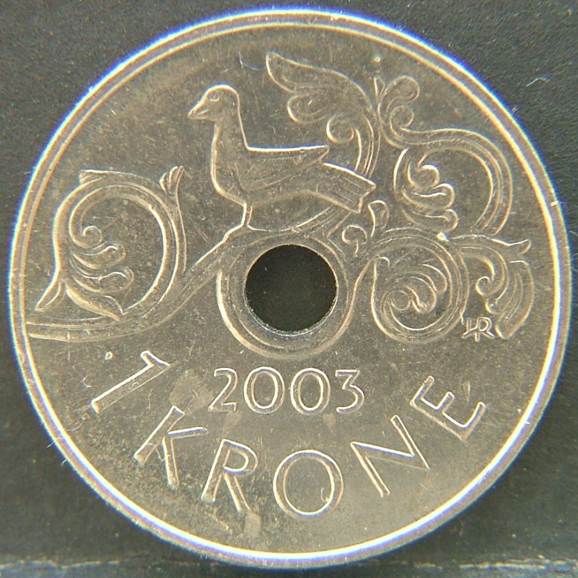 Additional view 1 of 🇳🇴 NORWAY – Scandinavian Coin Craft 1 Krone 2003 coin