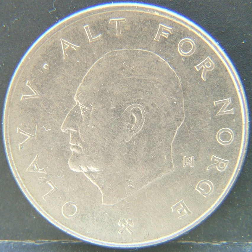 Front side of 🇳🇴 NORWAY – Scandinavian Coin Craft 1 Krone 1982 coin